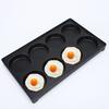 8-Hole Sausage Pan Rust-Proof Egg Mold Tray Homemade French Bread Pan Wear-Resistant Meat Griddle for Most Stoves