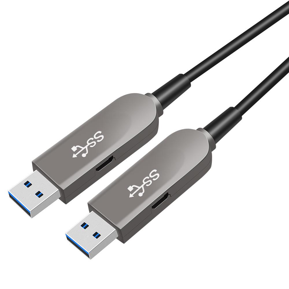 Высокоскоростной оптоволоконный удлинительный кабель USB 3.1 для камер, мобильных устройств, жестких дисков и ноутбуков (Мужчина-мужчина). 5m