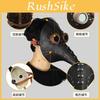 Mittelalterliche Pestdoktor Schnabelmaske Atemberaubendes Latexdesign für Halloween Cosplay und Partykleidung