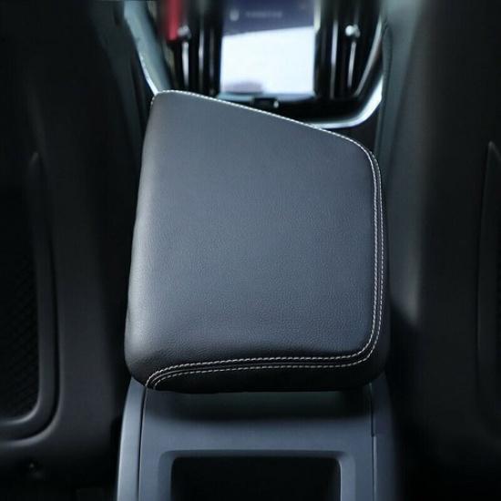 Для Volvo XC60 2018-2023 Черная Защитная Накладка-Чехол на Подлокотник Консоли