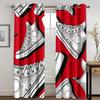 Sneaker Shoes Graffiti Bedroom Window Drapes for Teen Kids Printed Living Room Window Treatment Fabric 2 Panels