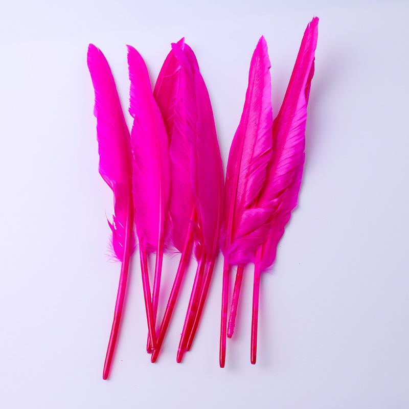 Diy Hunchback Big Feather Wedding Crafts Wing Pen Diy Jewelry Accessories Handmade Decorative Materials