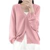 Women's Lightweight Knit Button Front Cardigan Shawl Jacket for Casual Everyday Wear