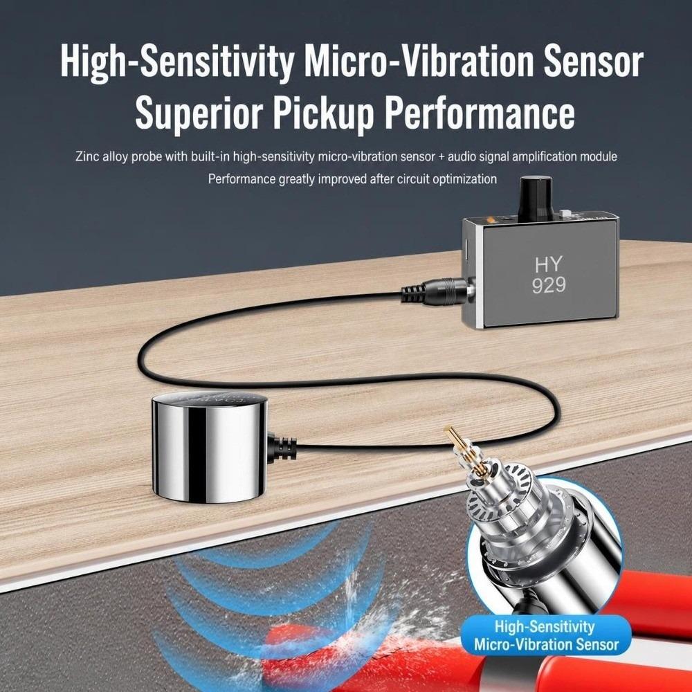 Detector de Fugas de Tubería Recolector de Sonido Herramienta de Detección de Fugas de Doble Sonda Para Tubería de Agua de Pared