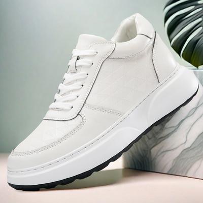 Genuine Leather Mens Casual Shoes All-match Treking Footwear Lace Up Leisure Walk Travel Shoes Male Skateboard Footwear Sneakers