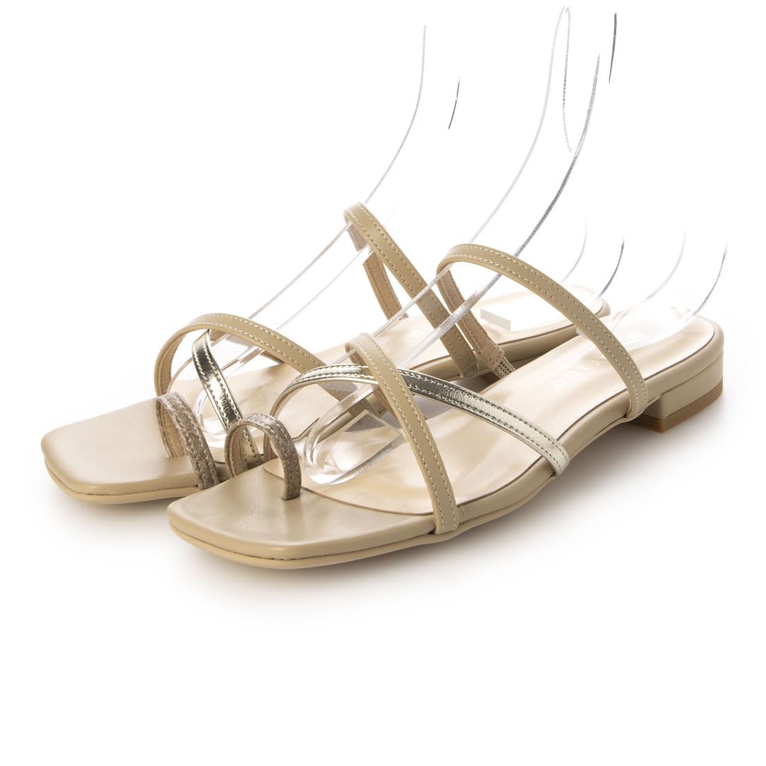 

Женские бежевые комбинированные сандалии Carino CAUK44081, Маленький размер