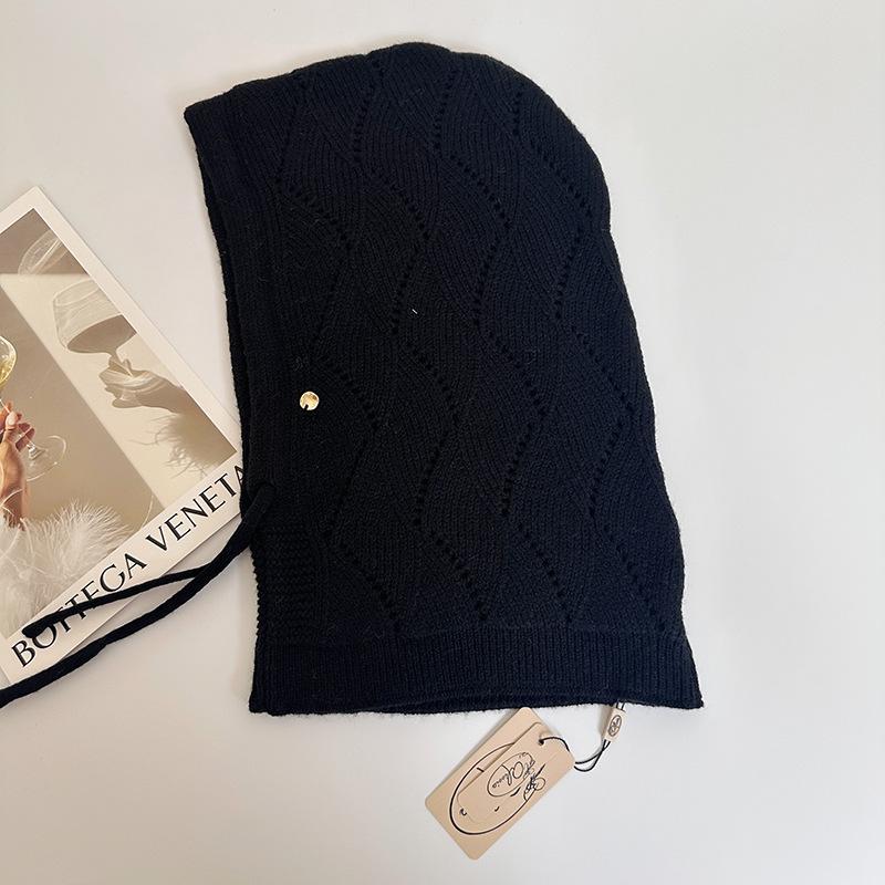 Women'S Winter Soft Beanie Hoodie Balaclava Hooded Scarf - Thermal Face Mask & Neck Gaiter, Stretchy Adjustable Drawstring Closure, Windproof