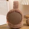 Winter Unisex Ear Muffs Folding Solid Color Good Elasticity Anti Fall Earmuffs Plush Adjustable Ear Warmers for Outdoor