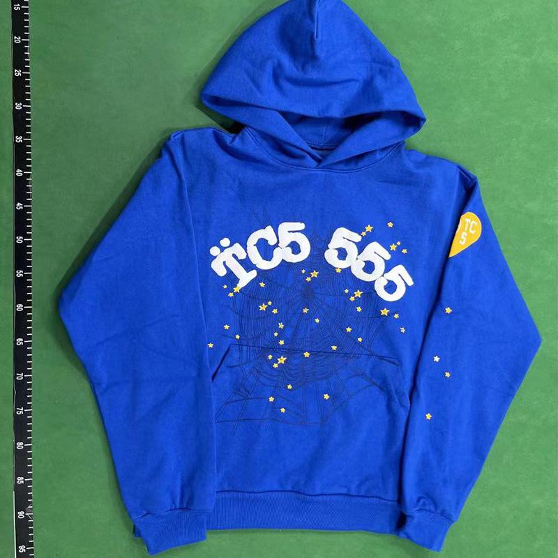 Sp5der Hoodie: Spinnennetz-Design, Unisex Trendiges Hip-Hop-Set Inspiriert von Young Thug