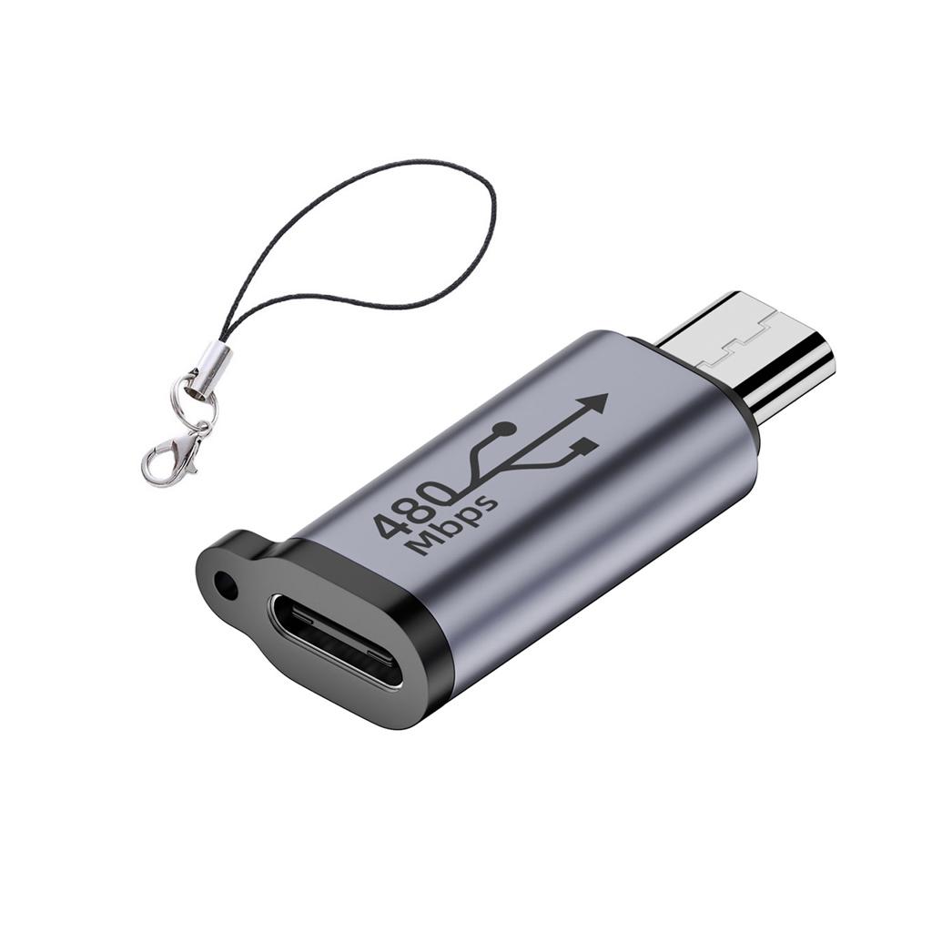 

Usb-C to Micro USB MicroUSB Adapter Micro USB to Mini USB Converter Connector Support Charge Data Sync 480Mbps 18W TYM