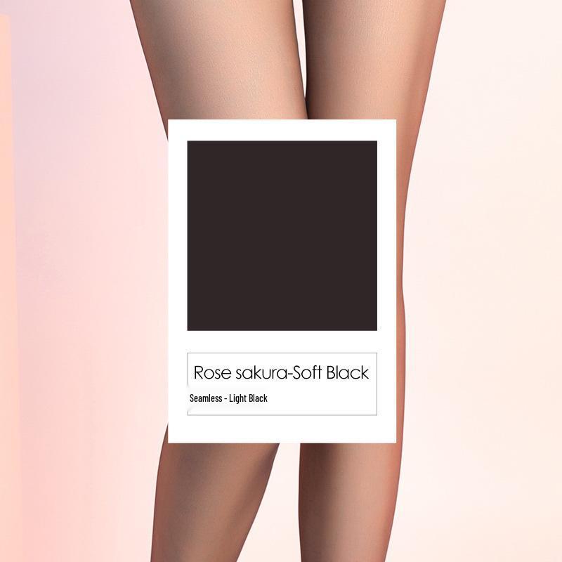Luoying 8336 Ultra-Thin Open Crotch Seamless Transparent Velvet Pantyhose for Women