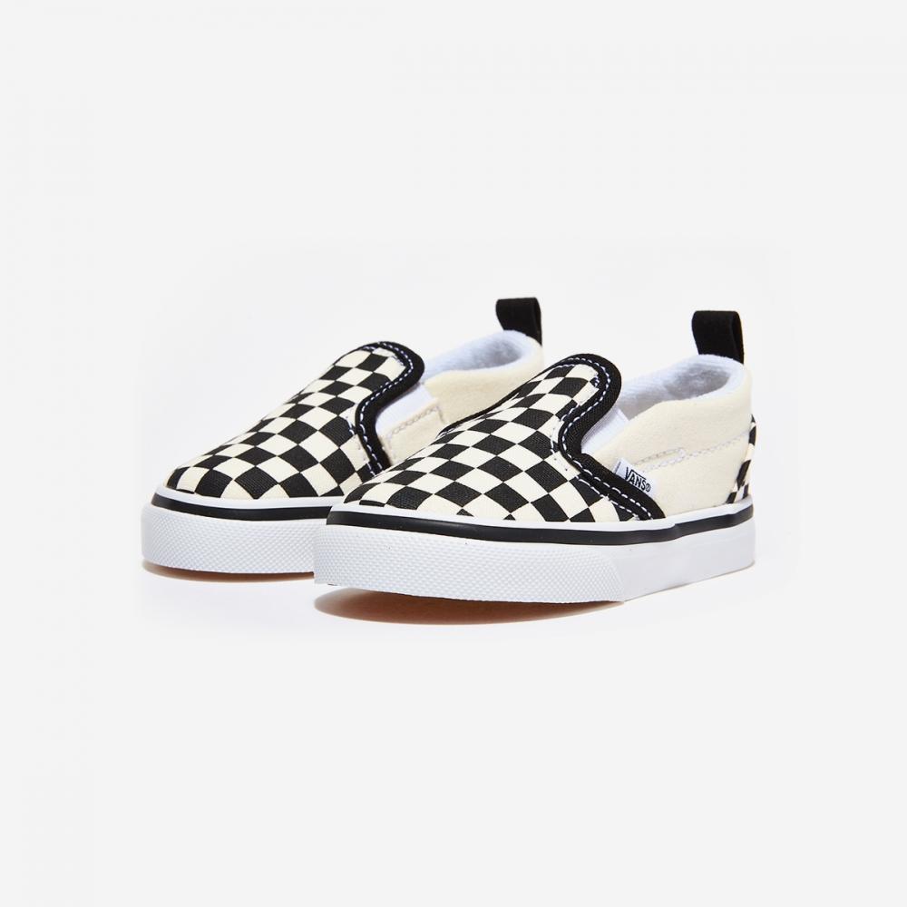 Vans Slip On Velcro   Checkerboard Black White Vn0a34885gx   Checkerboard  Black Whte