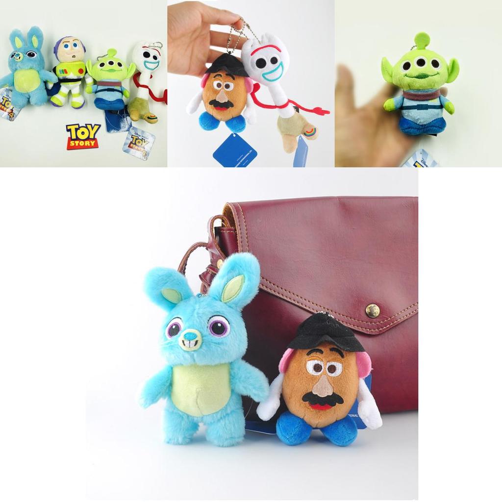 Uroczy pluszowy brelok Toy Story 4 z miękkimi i uroczymi postaciami Woody'ego, Buzza i ich przyjaciół