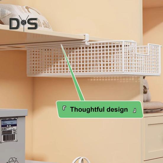 Sertar agățat extensibil Rezistent la coroziune Rezistent la coroziune Accesorii glisante sub raft Coș de depozitare