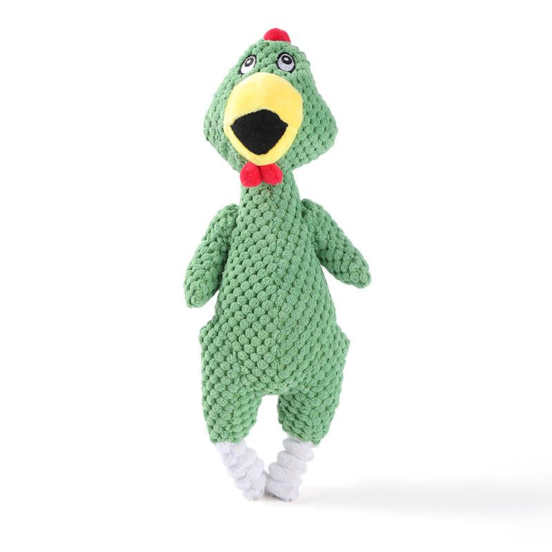 

Pet Vocal Toy, Tear-resistant Dog and Cat Interaction Wonder, Self-entertaining Teething, Screaming Chicken зелёный