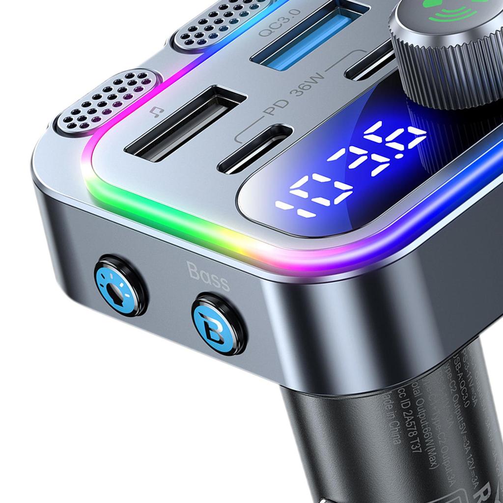 5.4 Transmitter Car Fast Charging Deep Bass Sound Adapter