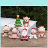 Beautiful Resin Christmas Ornament Santa Claus Elk Winter Decoration Gift