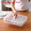 Plastic Egg Storage Box With Lid For Kitchen Organization And Refrigerator Freshness