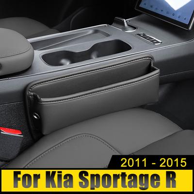 Per Kia Sportage R 3a 2011 2012 2013 2014 2015 Scatola Portaoggetti da Inserire nello Spazio tra i Sedili Auto Borsa Multifunzionale per Fessure con Copertura Incorporata