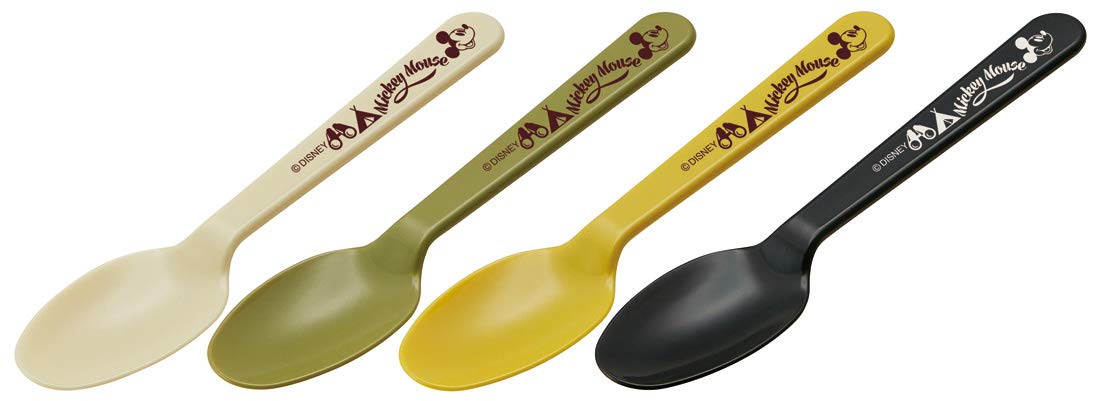 

Skater Set of Mickey (skater) Spoons, 4, Plastic, 15cm, Mouse, Disney, Outdoor, S-18P