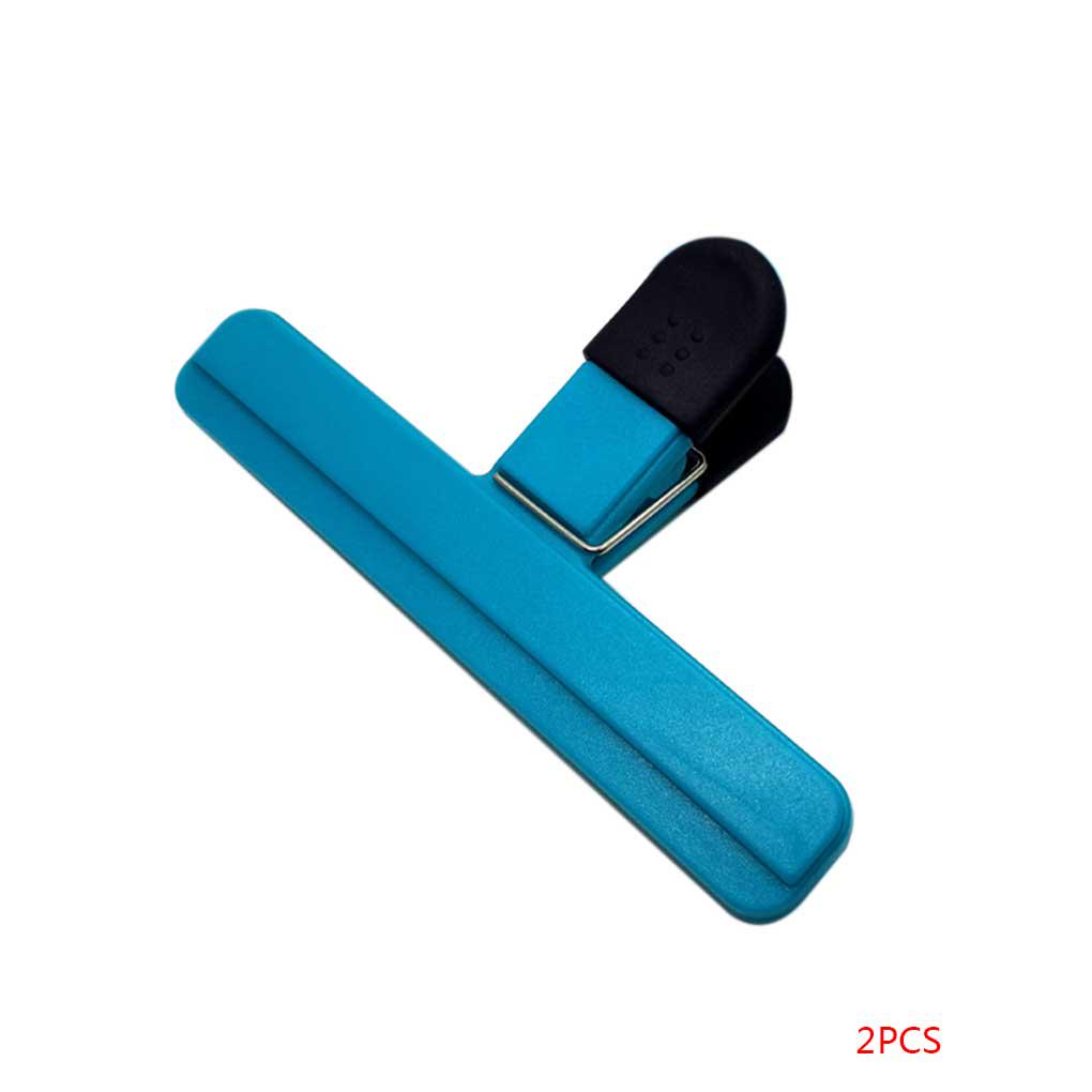2Pcs Sealing Clamp Universal Food Sealing Clip Moisture-proof Snack Clip Tea Bag Mouth Clamp