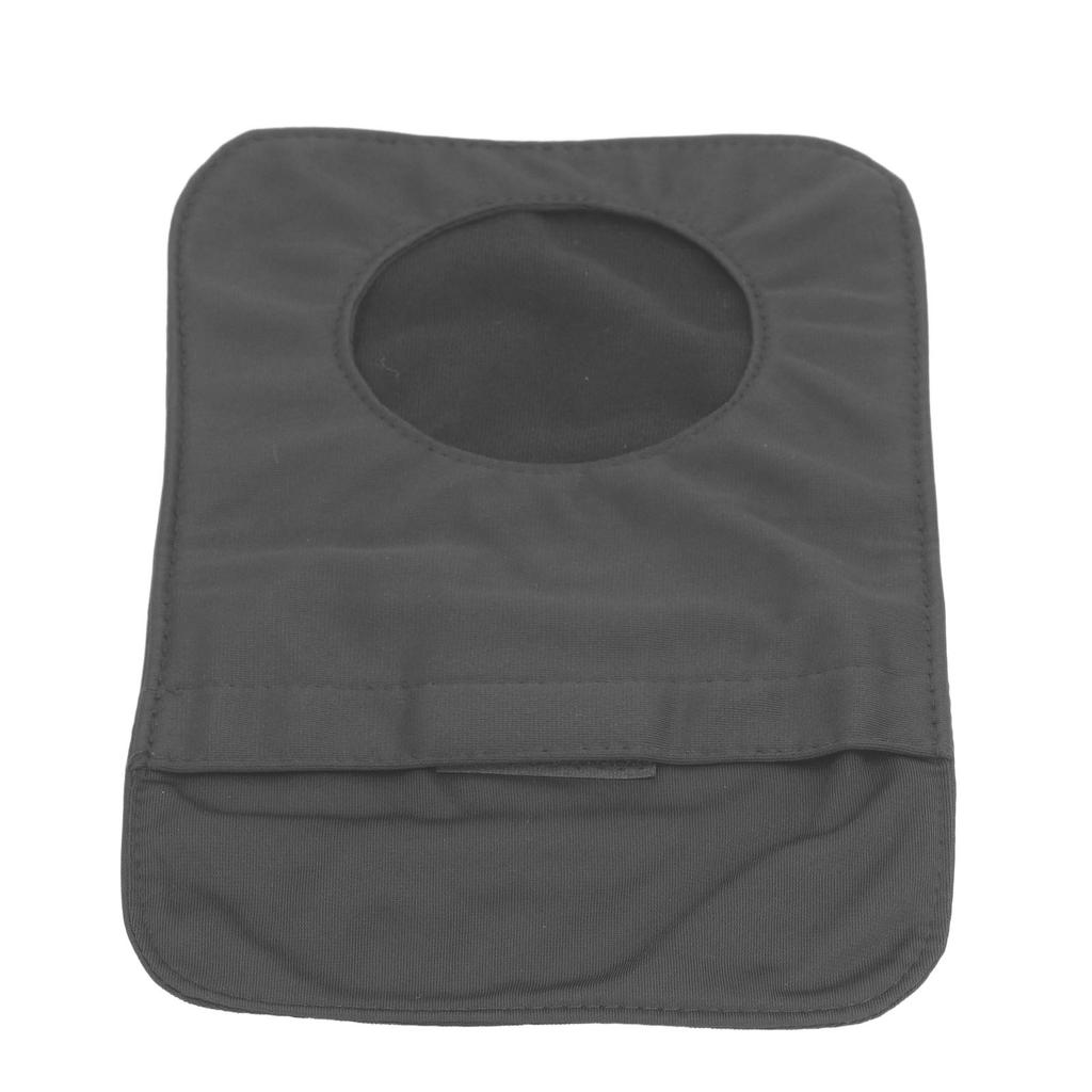Colostomy Bag Cover Prevent Dirty Breathable Washable Universal Cotton Ostomy Pouch Cover Black