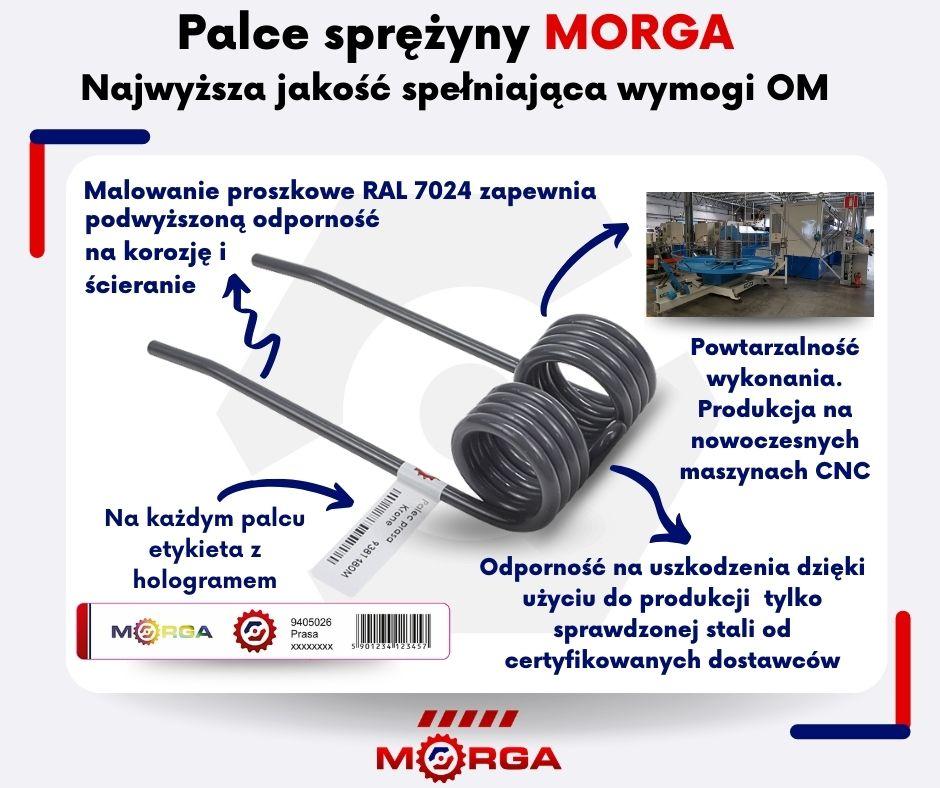Zahn für Fella, Stoll Schwadmäher-Schwader Fi-9Mm L-535Mm Pulverbeschichtet Morga