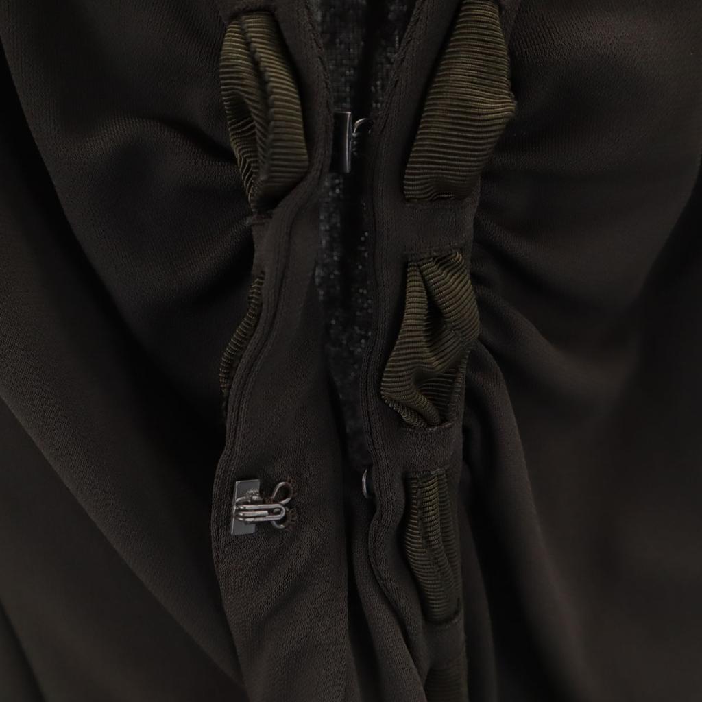 FOXEY NEW YORK made in Japan Long sleeve V neck cardigan 40 Brown Women Used