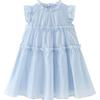 Minibala Girls' Summer Flutter Sleeve Princess Dress