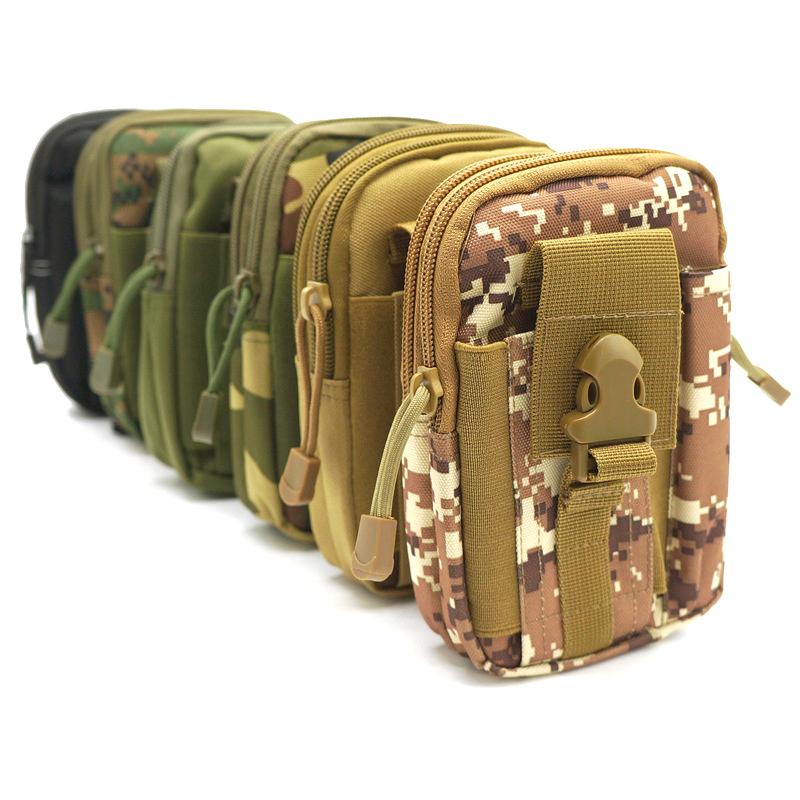 Outdoor Sports Multi-Functional Accessory Bag Large Capacity Mobile Phone Hanging Bag Tactical Waist Pack