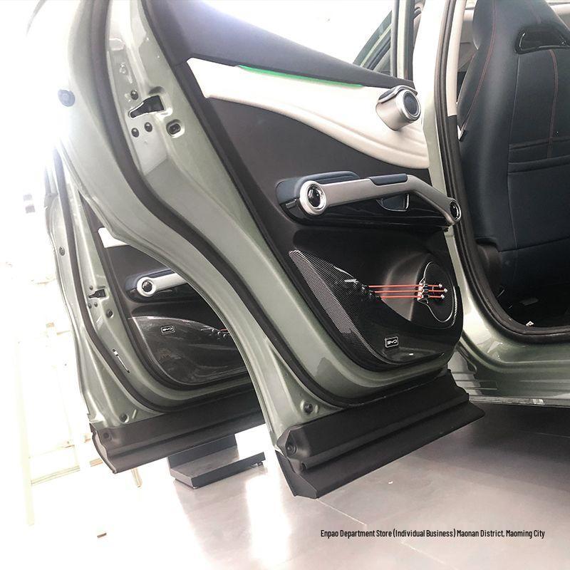 BYD Car Door Kick Mats: Scratch-Proof Interior Decorations for Tang, Song, Han, Dolphin, Seal, Yuan, and Qin Plus Models.