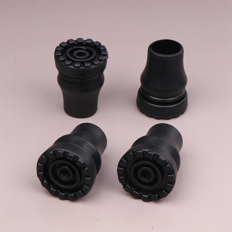 6Pcs Trekking Sticks Protector Cap Tip Non-Slip Hiking Stick Replacement Tips Buffer Lightweight For Climbing Hiking