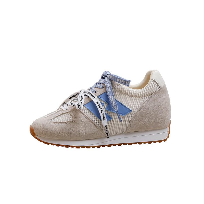 Studiolee fashionable pair of shoelaces casual versatile platform sports style Forrest Gump training board shoes women