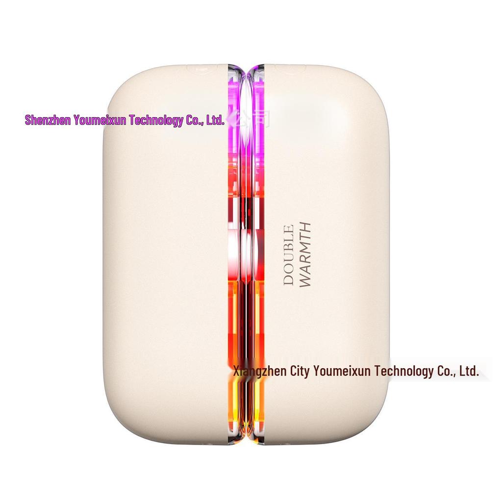 Dual-Tone Magnetic USB Rechargeable Hand Warmer Heater