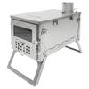 WT-star Stainless Steel Foldable Wood Stove for Outdoor Camping and Hiking