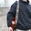 PU Leather Ends Comfortable Strap Acoustic Guitar Bass Strap Belt Accessories