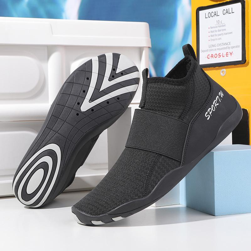 Unisex Mid-Top Wading Shoes: Breathable, Non-Slip Beach, Swimming, Fishing, Fitness & Yoga Footwear