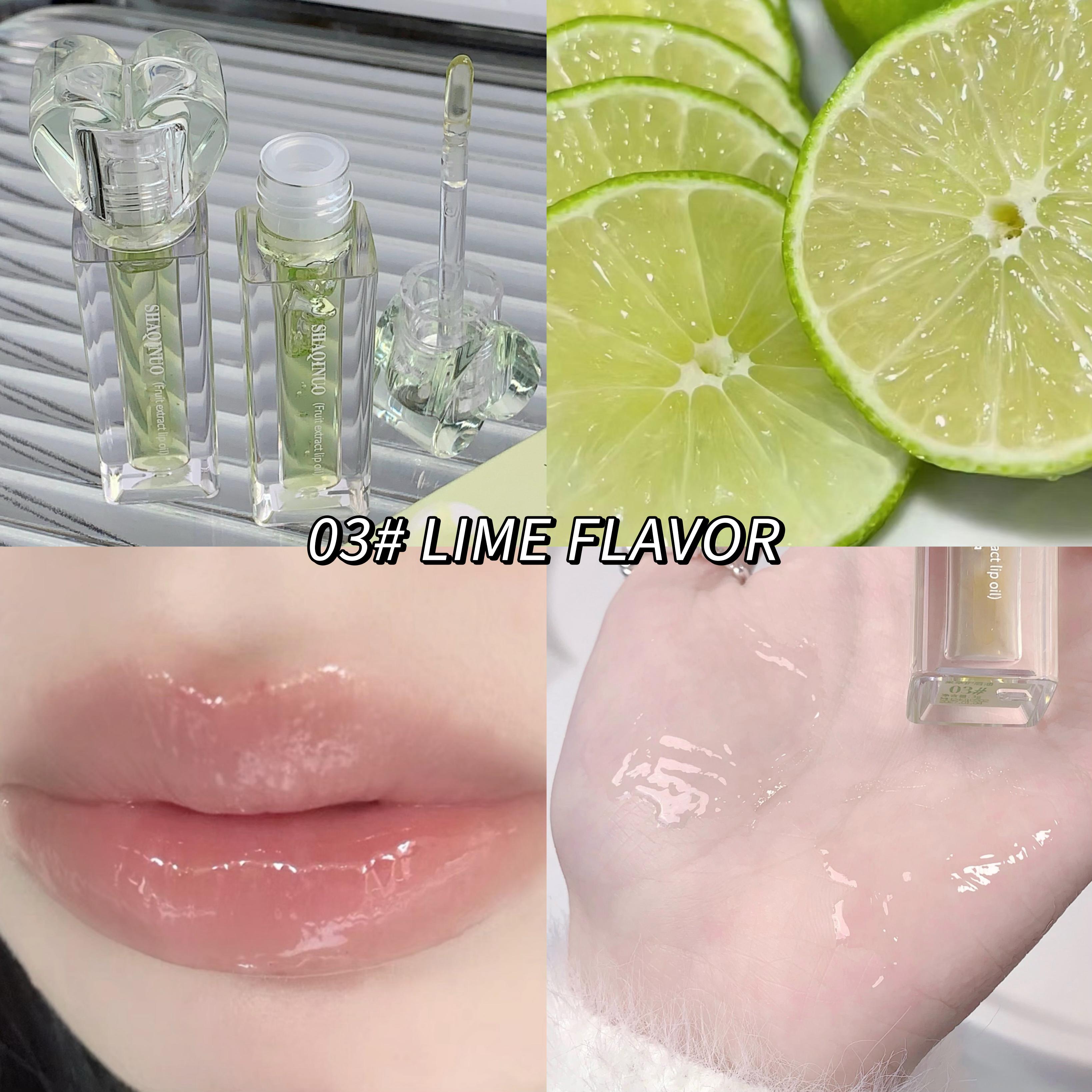 

SHAQINUO Маска для губ, Масло для губ с экстрактом фруктов, Увлажняющий бальзам для губ, Осветляет морщины на губах, Увлажняет