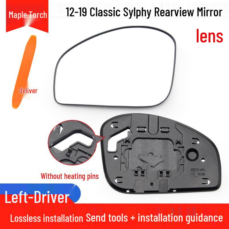 

Nissan Classic Sylphy Exterior Mirror Housing with Turn Signal Lens & Reflector (2019-2025 Models) Left Driver