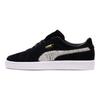 Puma Suede Ripped Denim Comfortable Retro Casual Low-Top Sneakers Unisex Sneakers Black 369871-01