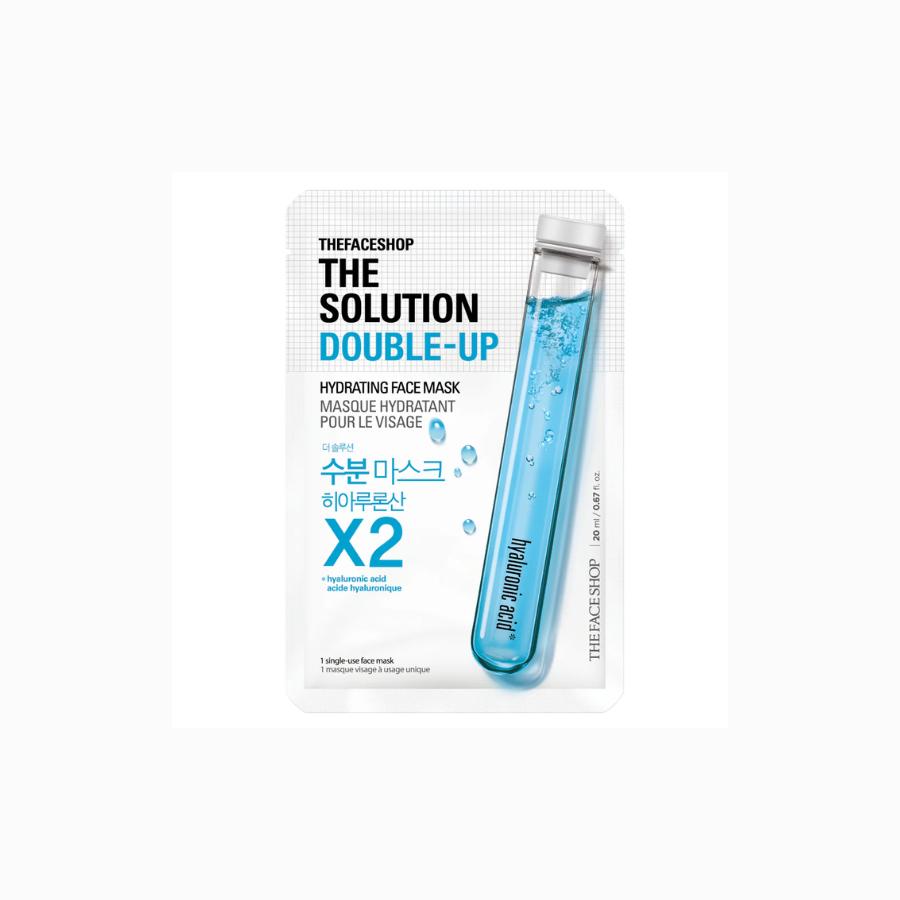 The Face Shop the Solution Double-Up Face Mask 20ml 1+1 (7 Types)