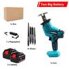Cordless Electric Reciprocating Saw Adjustable Speed Cutting Bandsaw Wood Metal PVC Pipe Cutting Tool