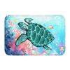 Ocean Sea Turtle Front Door Mat Anti-Slip Outdoor Quick Dry Doormat Kitchen Balcony Entrance Rug Carpet