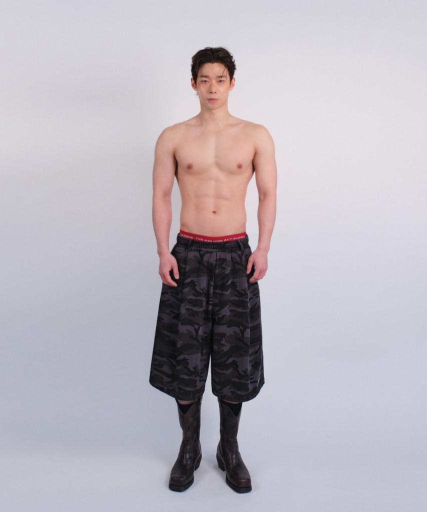 Lekodinghauseu Rec Half Sweat Pants [Camo Black]