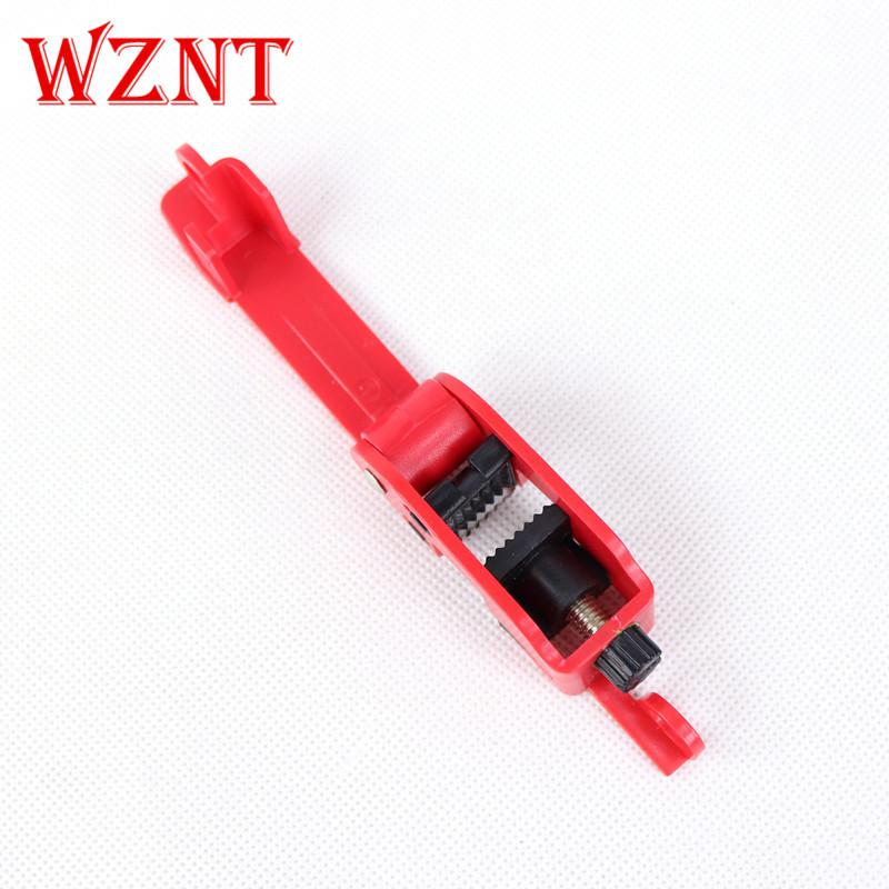 NT-L32 Master Lock Standard Red Plastic Grip Tight Circuit Breaker Lockout Tagout Kits CE Certified Key Unlock MCB MCCB LOTO