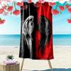 1pc Demon Beach Towel Ideal Birthday Gift For Family, A Vibrant Beach Towel Suitable for Outdoor Activities