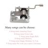 Favor Kids Craft Birthday Xmas Gift Hand Cranked Music Box Christmas Song Decor Collectibles