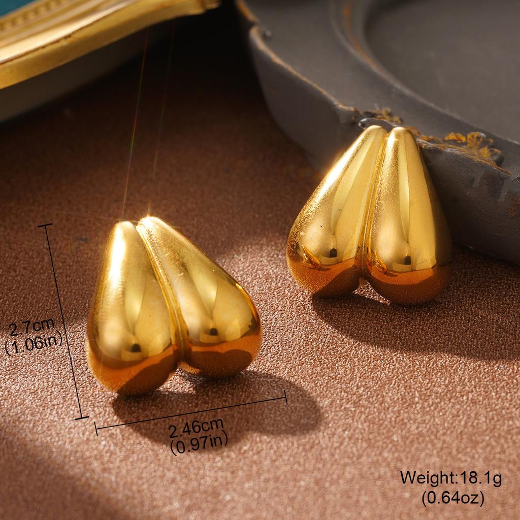 European and American stainless steel circle earrings, personalized high-end ins earrings, titanium steel earrings, contrasting color and