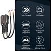 Motorcycle LED Turn Signal Lamp Projection Lamp Sequential Flowing Flash Indicator Lights Running Light Front Rear Signal Light