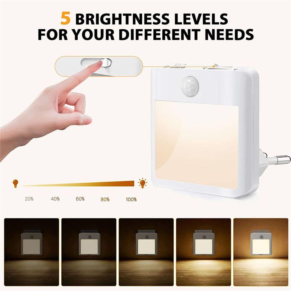 Motion Sensor Staircase Backlight Lighting Wireless Night Lamp Cabinet Light LED Night Lights